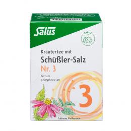 KRÄUTERTEE mit Schüssler-Salz Nr.3 Salus Fbtl. 15 St Filterbeutel