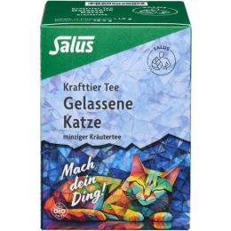 KRAFTTIER Tee Gelassene Katze Bio Salus Filterbtl. 15 St.