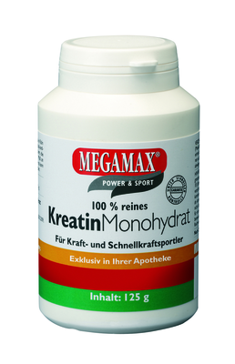 KREATIN MONOHYDRAT 100% Megamax Pulver 125 g