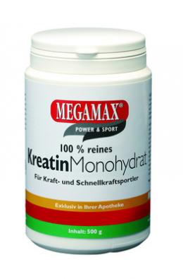 KREATIN MONOHYDRAT 100% Megamax Pulver 500 g