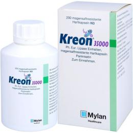 KREON 35.000 Ph.Eur.Lipase Einheiten msr.Hartkaps. 200 St.