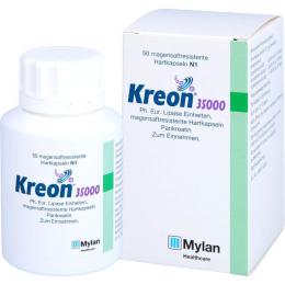 KREON 35.000 Ph.Eur.Lipase Einheiten msr.Hartkaps. 50 St.