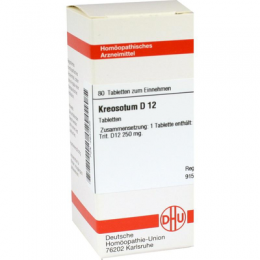 KREOSOTUM D 12 Tabletten 80 St