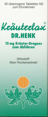 KRUTERLAX Dr.Henk 15 mg Kruterdrag.z.Abfhren 30 St
