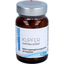 KUPFER 2 mg aus Kupfergluconat Kapseln 60 St. (20 g)
