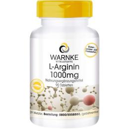 L-ARGININ 1000 mg Tabletten 90 St. (164 g)