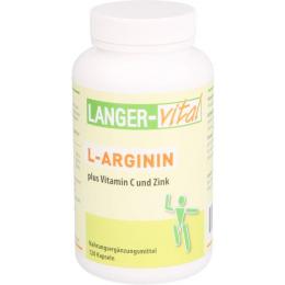 L-ARGININ 2894 mg/TG plus Vitamin C und Zink Kaps. 120 St. (102,9 g)