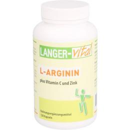 L-ARGININ 2894 mg/TG plus Vitamin C und Zink Kaps. 120 St.