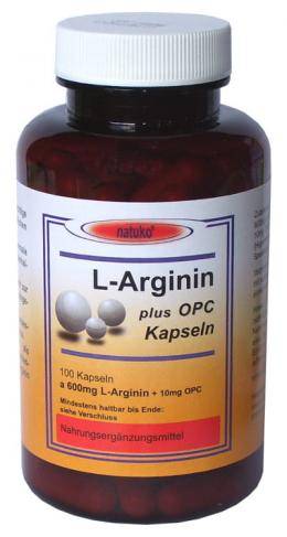 L-ARGININ+OPC 600 mg Kapseln 100 St Kapseln