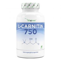 L-Carnitin - 180 vegane Kapseln, 100% L-Carnitin Tartrat ohne ZusÃ¤tze
