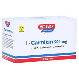 L-CARNITIN 500 mg Megamax Kapseln 120 St Kapseln