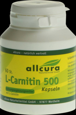 L-CARNITIN KAPSELN 500 52.2 g