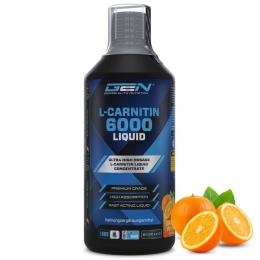 L-Carnitine 6000 Liquid - Orange Power, 1000 ml