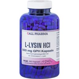 L-LYSIN 500 mg GPH Kapseln 360 St. (214 g)