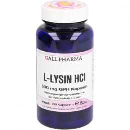 L-LYSIN 500 mg Kapseln 100 St.