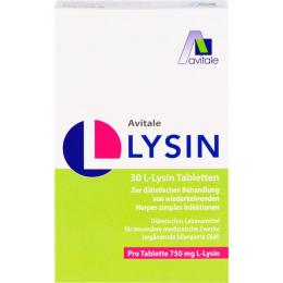 L-LYSIN 750 mg Tabletten 30 St. (36,45 g)