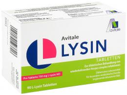 L-LYSIN 750 mg Tabletten 90 St Tabletten