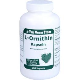 L-ORNITHIN 500 mg Kapseln 200 St.