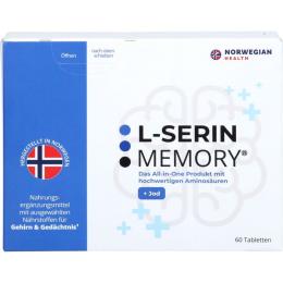 L-SERIN MEMORY m.Jod f.Gehirn und Gedächtnis Tabl. 60 St.