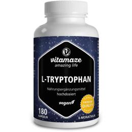 L-TRYPTOPHAN 500 mg hochdosiert vegan Kapseln 180 St. (108 g)