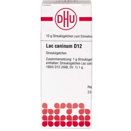 LAC CANINUM D 12 Globuli 10 g