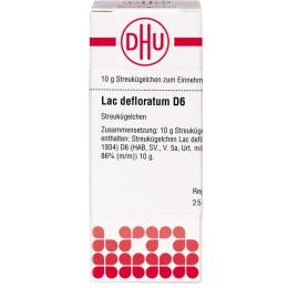 LAC DEFLORATUM D 6 Globuli 10 g