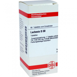 LACHESIS D 30 Tabletten 80 St