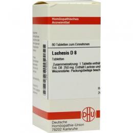 LACHESIS D 8 Tabletten 80 St