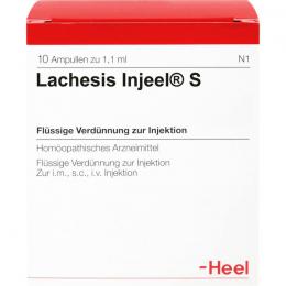 LACHESIS INJEEL S Ampullen 10 St.