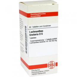 LACHNANTHES tinctoria D 6 Tabletten 80 St