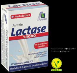 LACTASE 14.000 FCC Tabletten im Spender 30.4 g