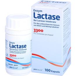 LACTASE 3.300 FCC 200 mg Kapseln 100 St. (16 g)