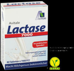 LACTASE 7.000 FCC Tabletten im Spender 30.4 g