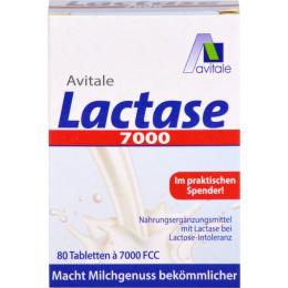 LACTASE 7.000 FCC Tabletten im Spender 80 St. (30,4 g)