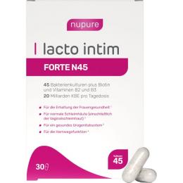 LACTO INTIM FORTE N45+Biotin+Vitamin B2 & B3 Kaps. 30 St. (575 mg)