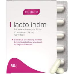 LACTO INTIM Milchsäurebakterien+Biotin msr.Kaps. 60 St. (22,5 g)