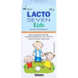 LACTO SEVEN Kids Erdbeer-Himbeer-Geschmack Tabl. 50 St. (28 g)
