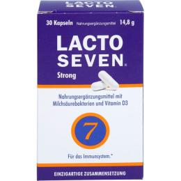 LACTO SEVEN Strong laktosefr.glutenfr.zuckerfr.Kps 30 St. (14,8 g)
