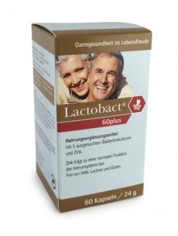 LACTOBACT 60plus magensaftresistente Kapseln 24 g