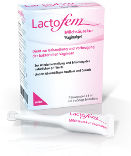 LACTOFEM Milchsurekur Vaginalgel 7X5 ml