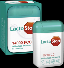 LACTOSTOP 14.000 FCC Tabletten Spender 16.8 g