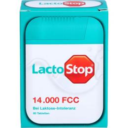 LACTOSTOP 14.000 FCC Tabletten Spender 80 St. (16,8 g)