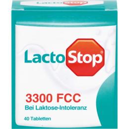 LACTOSTOP 3.300 FCC Tabletten Klickspender 40 St. (2,4 g)