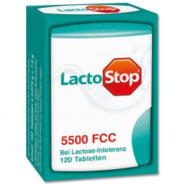 LACTOSTOP 5.500 FCC Tabletten Klickspender 120 St Tabletten