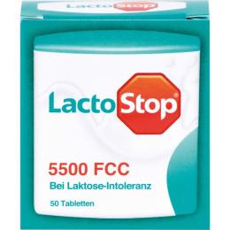 LACTOSTOP 5.500 FCC Tabletten Klickspender 50 St. (3,25 g)
