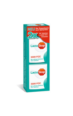 LACTOSTOP 5.500 FCC Tabletten Klickspender Dop.Pa. 18 g