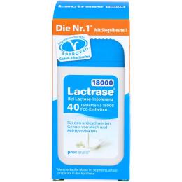 LACTRASE 18.000 FCC Tabletten teilbar im Spender 80 St. (18 g)