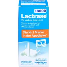 LACTRASE 18.000 FCC Tabletten teilbar Nachfüllp. 200 St.