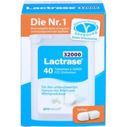 LACTRASE 32.000 FCC Tabletten teilbar im Spender 40 St.