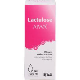 LACTULOSE AIWA 670 mg/ml Lösung zum Einnehmen 1000 ml